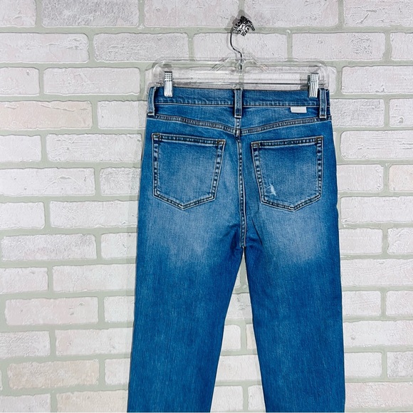 Boyish Dempsey Ripped Straight Leg Jeans in Claire’s Knee Wash Size 26 - Picture 9 of 14